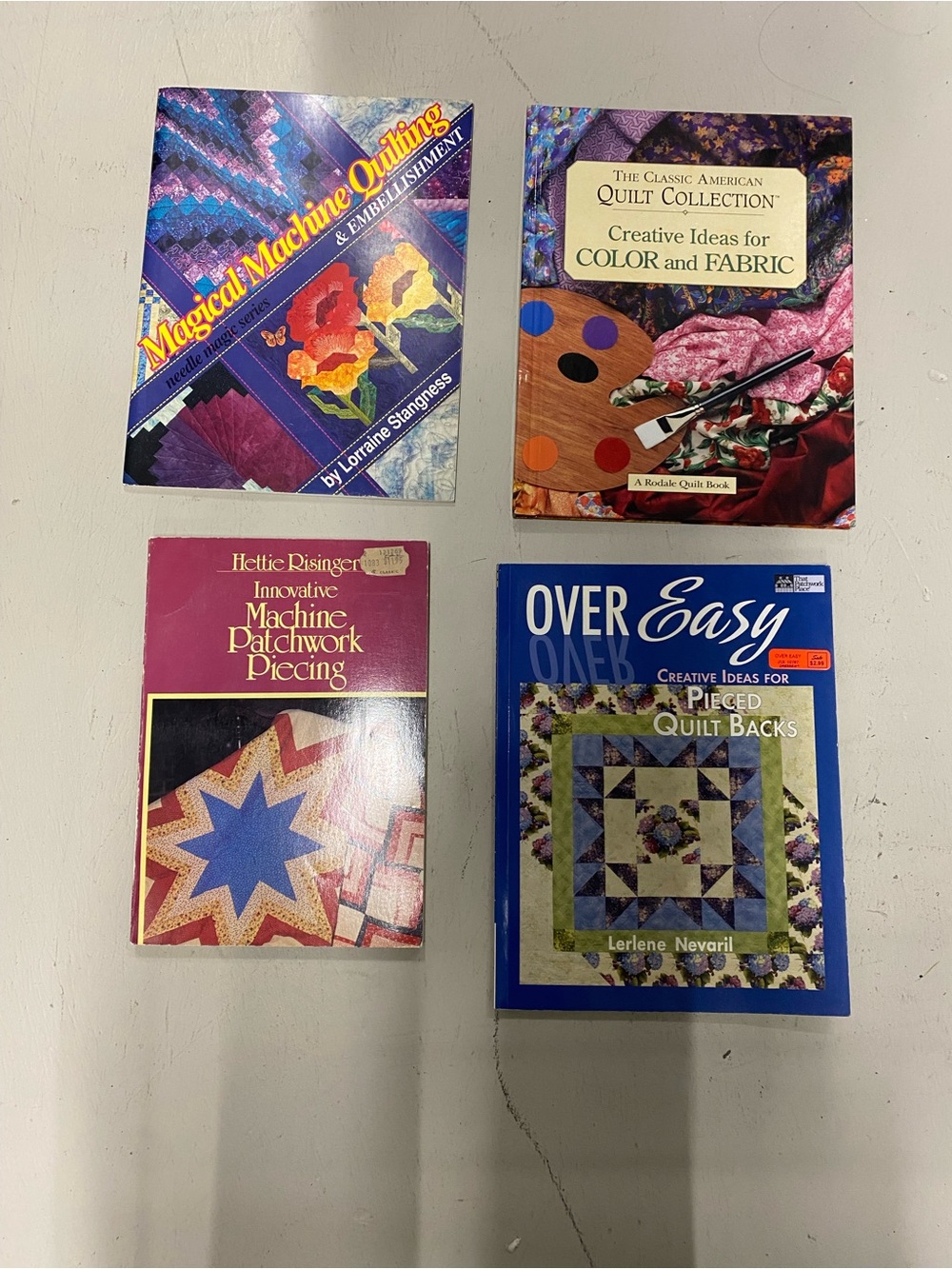 Set of 4 vintage quilt books